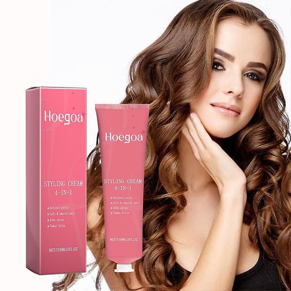 Krøllete hårstyling Elastin fuktighetskrem Elastisk pleie Naturlig volum
