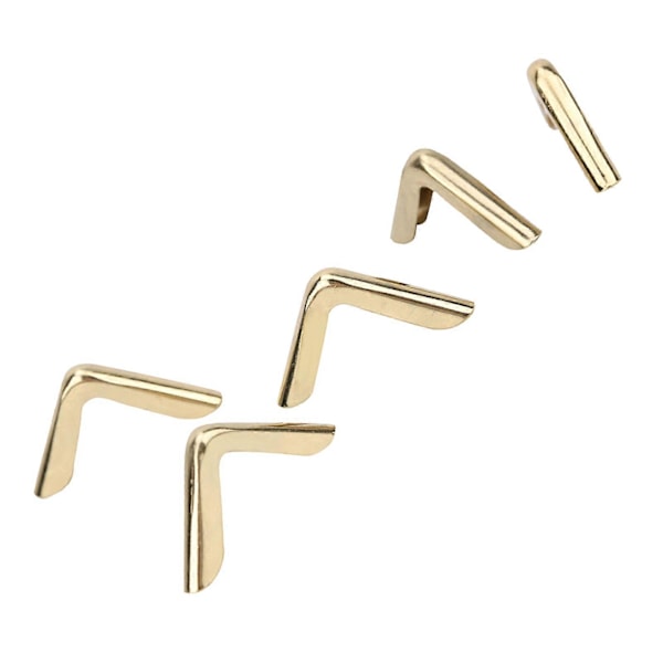 50 kpl Metalliset kulmasuojat Rauta Retro DIY Valokuva-albumi Kirjan reunakansi 2,2 mm Messinkiväri 2,2 mm