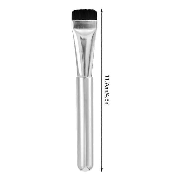 Flat Foundation Brush 11.7cm Ultra-Thin Liquid Makeup Applicator Lila