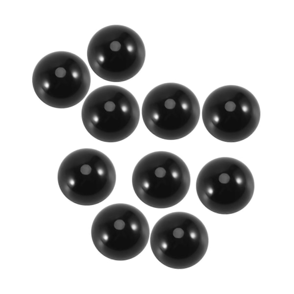 10 st Kulor 16mm glaskulor Knicker glaskulor dekoration färg nuggets leksak svart