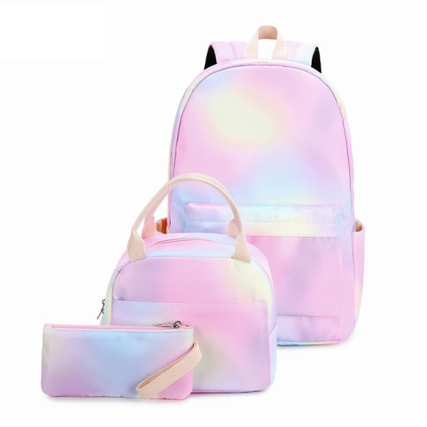 Børne Unicorn Skoletaske Letvægts Vandtæt Studenter Rygsæksæt style 5