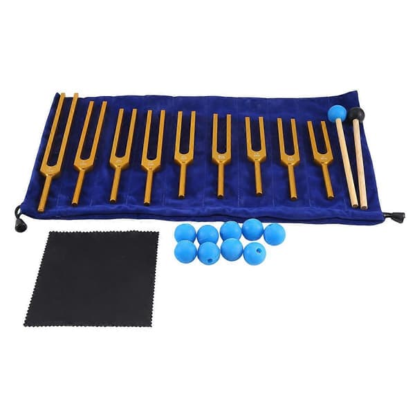 Stemmegafler Sett Massasjeball for Healing Chakra Lydterapi, C