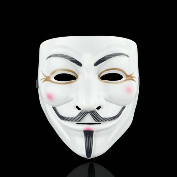 Halloween Cosplay Masks V för Vendetta Film Anonym Mask för vuxna barn Film Tema Mask Party Present Cosplay kostymtillbehör Golden