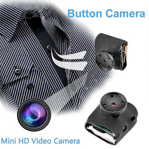 Knappdesign 720P Mini Kamera Video Ljudinspelning DVR-kamera Stödjer Minneskort