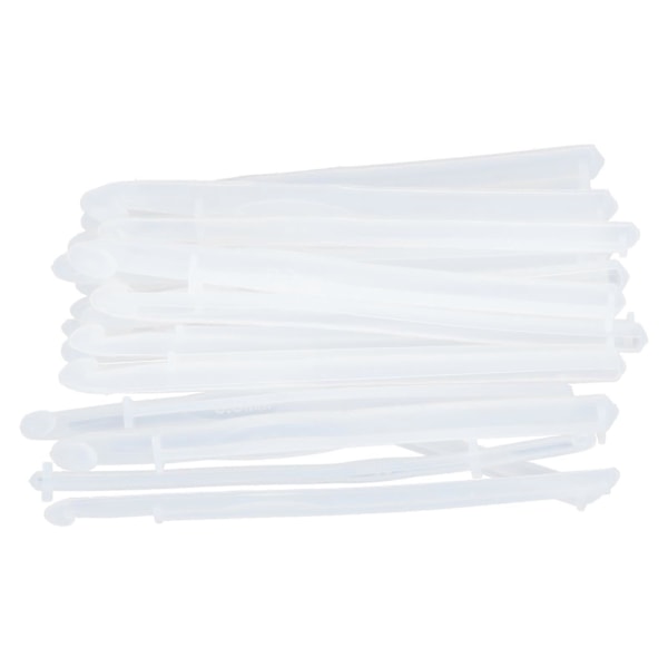 20 st Kristall Epoxiform DIY Stickning Tröjor Verktyg Tillverkning Silikon Hantverksformar