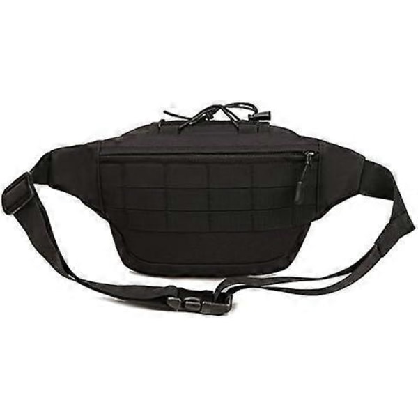 Midjeväska Molle Fanny Pack Bältesväska Höftväska Löparväska Magväskor för Män Kvinnor Vandring Camping Löpning Hund