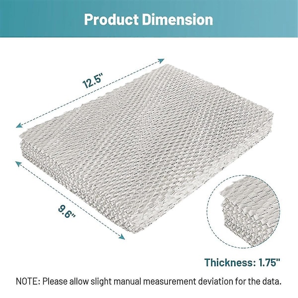 Luftfugter Filter Vandpude A35 Til 350, 560, 600, 35 Vandpanel Erstatning Til Hc26p Luftfugtere 2 stk