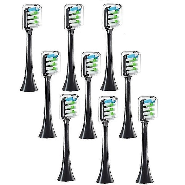 AD-9PCS Vaihtoharjaspäät SOOCAS V1 V2 X3 X3U X5 D2 D3 SOOCARE Sonic sähköhammasharjalle Pehmeät harjakset~5420