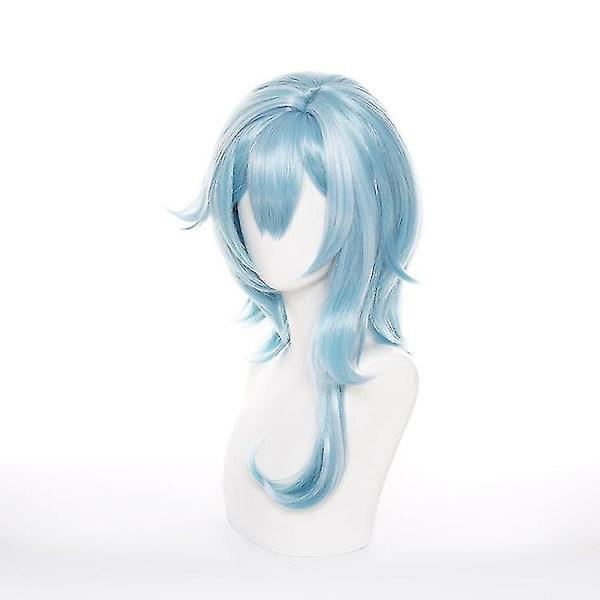 Spill Genshin Impact Eula Cosplay Parykk Simulert Hud Varmebestandig