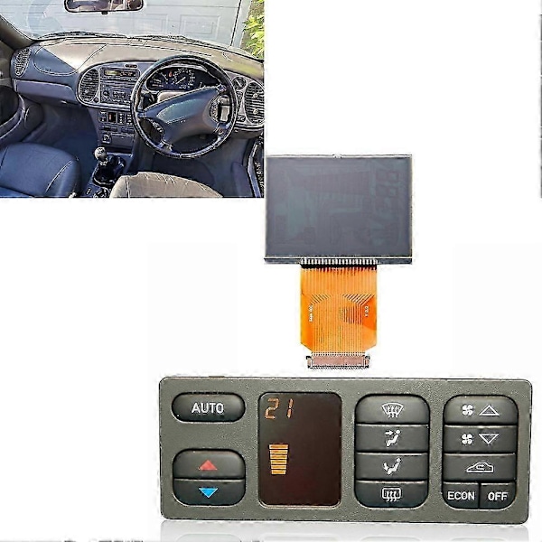 Luftkonditioneringsskärm för SAAB 93 9-3 1999-2003 LCD-display Klimatkontrollpanel 50-47-600 50-46-214 53-36-433 LCD-display