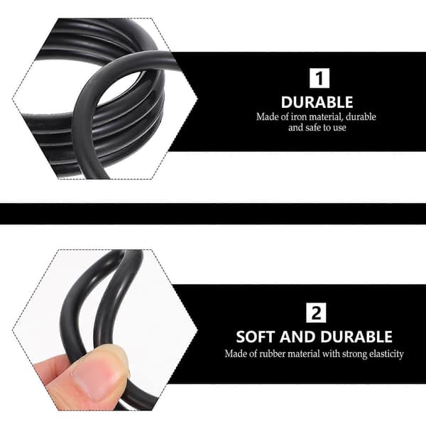 5 stk. Gummimatter Krystall Syngebolle Base Lydbolle Matte Lydbolle O-ring
