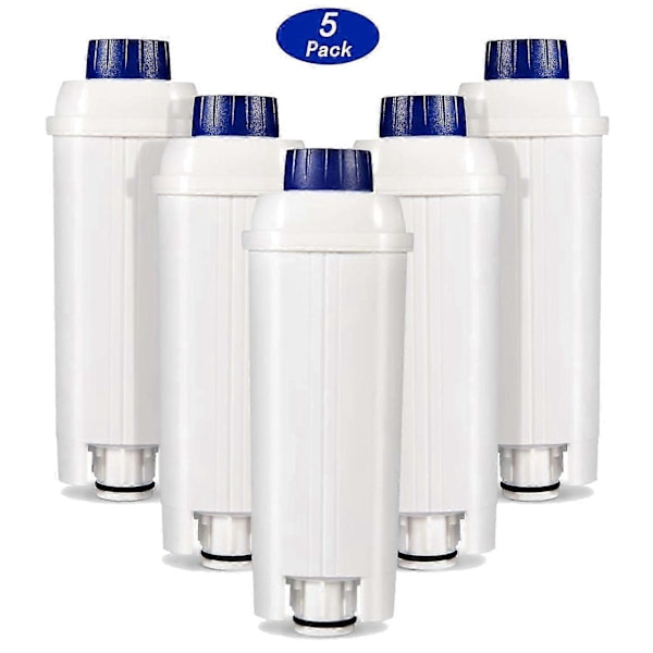 5X Kaffemaskinefiltre Udskiftning til DeLonghi Filter DLSC002 - FFY