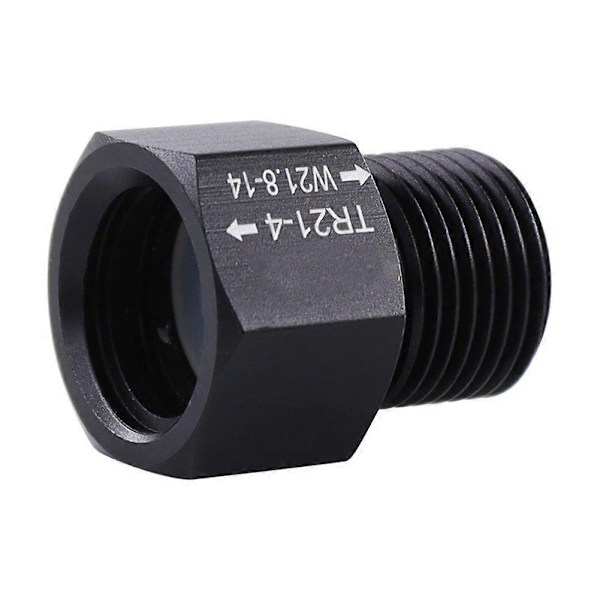 CO2-cylinderadapter, T21-4 till W21.8-14 Adapterkonverterare till CO2-cylinder för