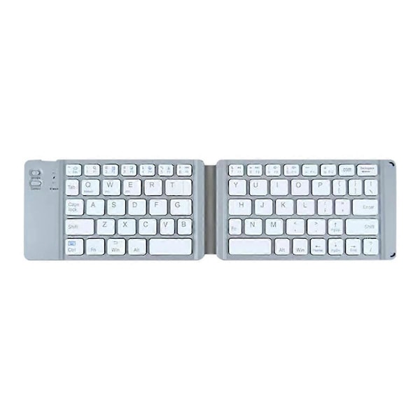 Dobbel Sammenleggbar Trådløst Bluetooth-tastatur for Nettbrett, A