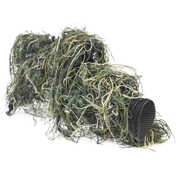 Ghillie Riffel Cover Wrap Camo, m/Elastisk Strop til Camouflage Jagtriffel