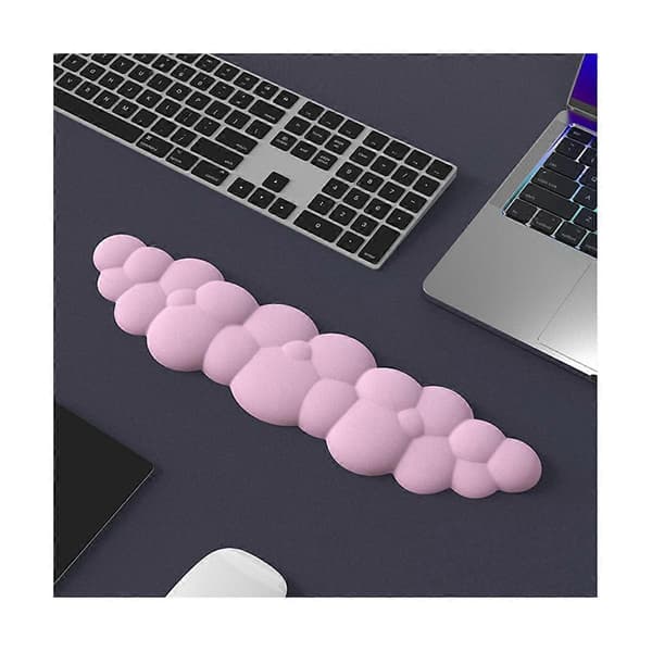 Cloud Musematte Håndleddsstøtte, Vanntett Underlag i Lær, Ergonomisk Håndleddsstøtte for Datamaskin, Laptop, O