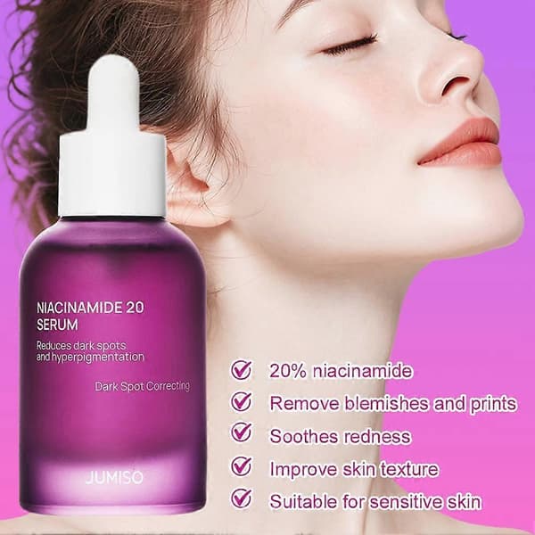 JUMISO NIACINAMIDE 20 SERUM Reduces Dark Spots and Hyperpigmentation Dark Spot Correction