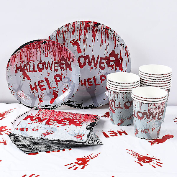 Uusin Halloween-banneritausta, Hyvää Halloweenia -koriste kotiin, Verinen lepakko, kurpitsa, aavepainatusbanneri, Halloween-tarvikkeet candy bag2