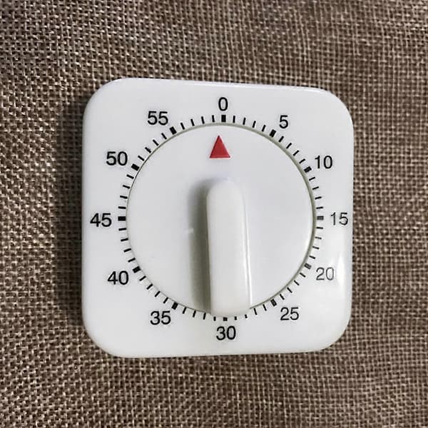 Mini Mekanisk Timer 1 tim/60 min Nedräkningslarm för Matlagning