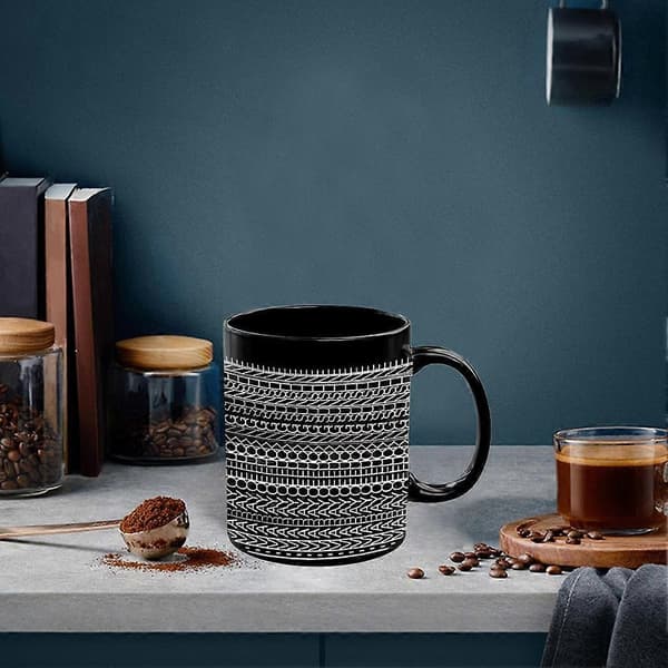 Kaffekopp i keramik med dolt meddelande, kök, dold information A