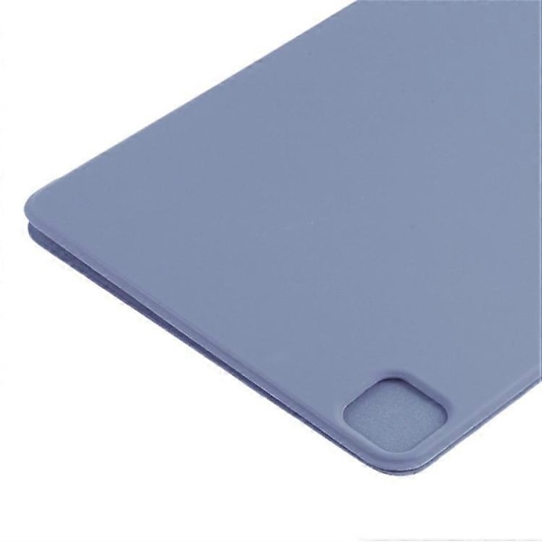Kompatibelt Fodral för iPad Pro 11 (2024) PU Läder Tri-fold Ställ Magnetisk Stängning Tablet Skydd Purple