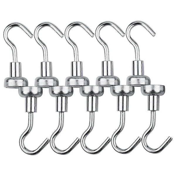 10 st/set Kraftiga Hängkrokar Starka Magnetiska Krokar Inomhus Organisationsverktyg 16MM