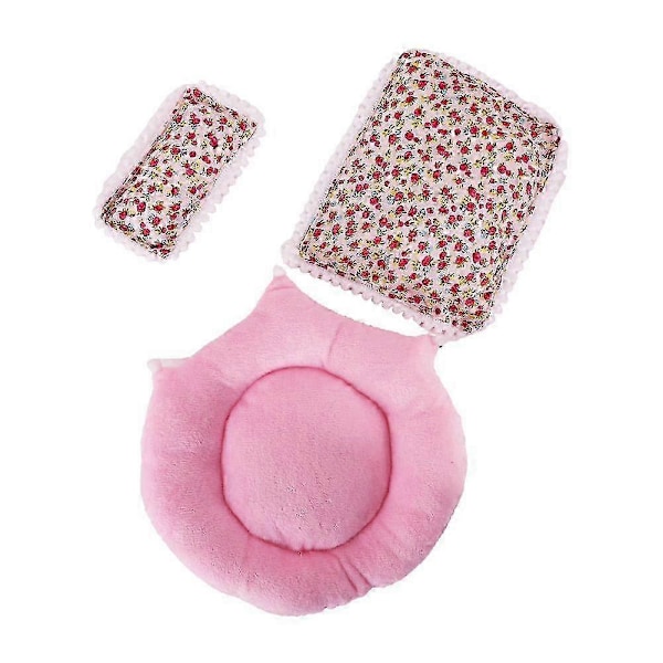 17 cm:n Mini Labubu -nuken lisävarustesetti, sisältää sängynpeiton ja tyynyn, 3 osaa per setti A