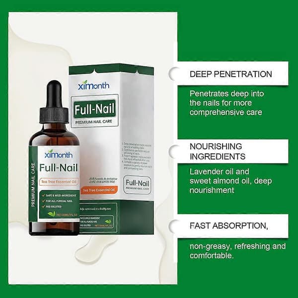 1-5 stk Tea Tree eterisk olje neglesoppbehandling eterisk olje 3 st