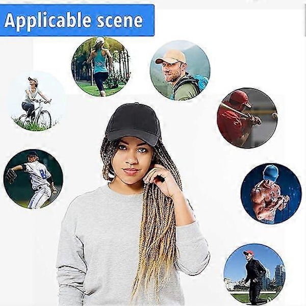 Sorte baseball caps til mænd og kvinder Hundredvis af sorte sommer caps til mænd