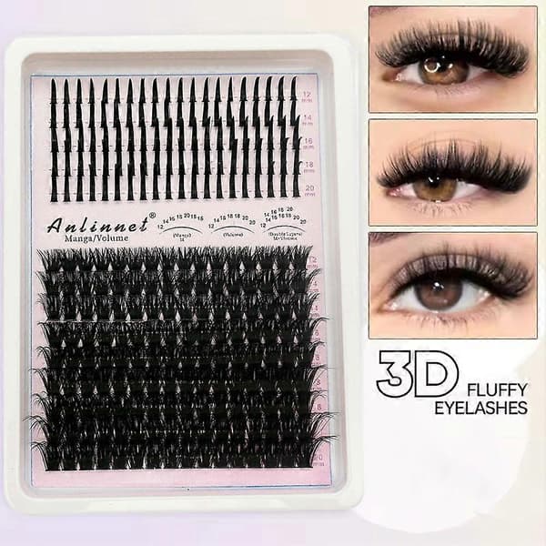 Manga/Volume Cluster Vipper - Ultralange med Lashmap til DIY-extensions 80D