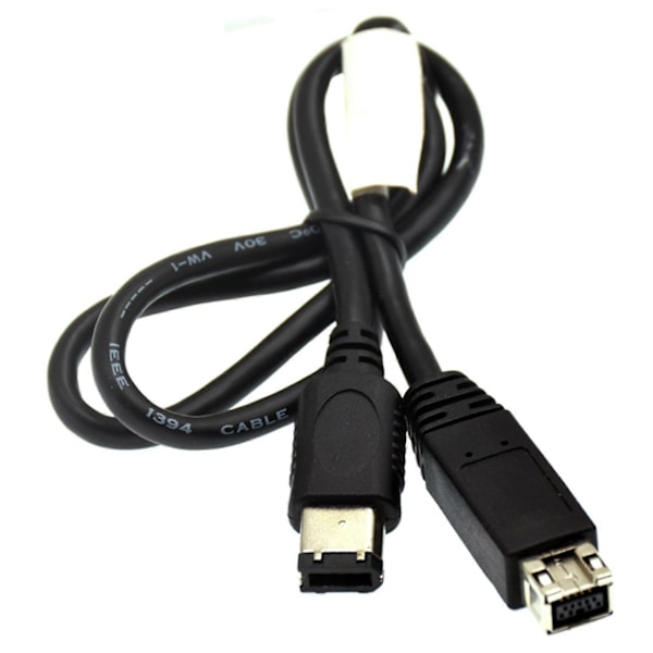 FireWire IEEE 1394B Kabel 9Pin till 6Pin 800Mbps Datakabel (1.8 Meter)