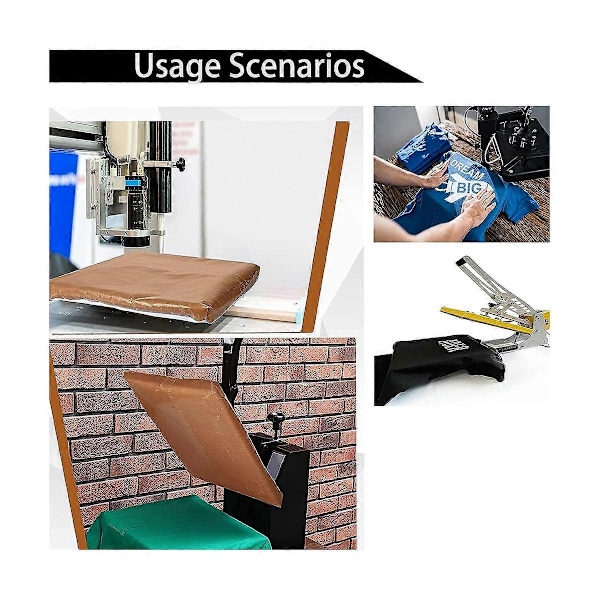 2 STK Varme Presse Plade Omslag, Varmebestandig Beskyttelse til Beskyttelse af Sublimations Varme Presning
