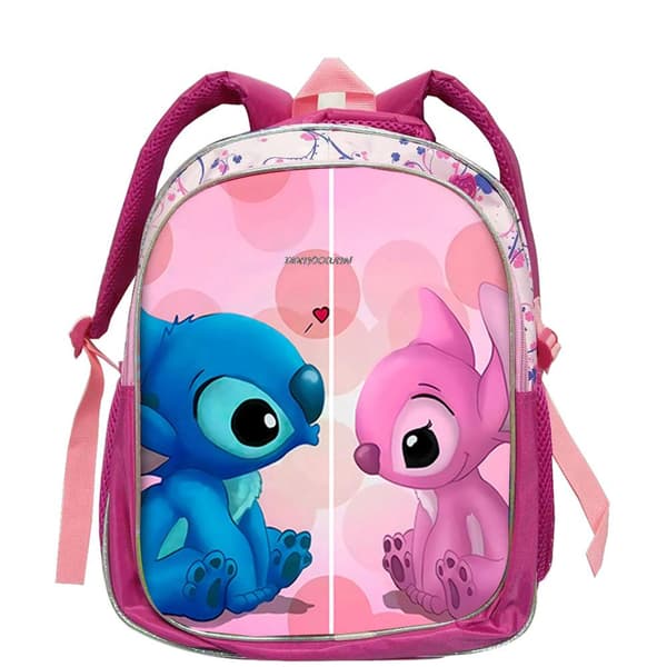 Disney Stitch Skoletaske Piger Børne Skoletaske multi