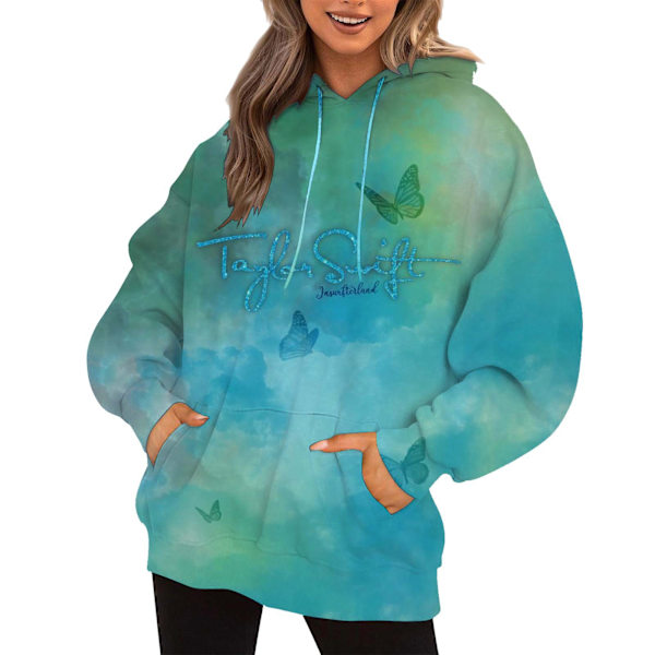 Taylor Swift -laulaja Taylor Swift -oheistuotteet 3D-tulostettu huppari trendikäs sekä miehille että naisille 6XL