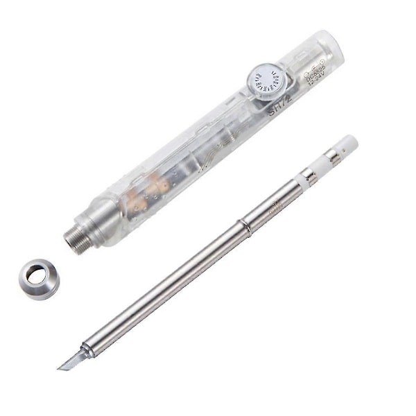 Sh72 Loddekolbe 65w 12-24v 220-400 Justerbar Temperatur Sh72 Ku Svejseværktøj Ikke T12 Transparent Hvid