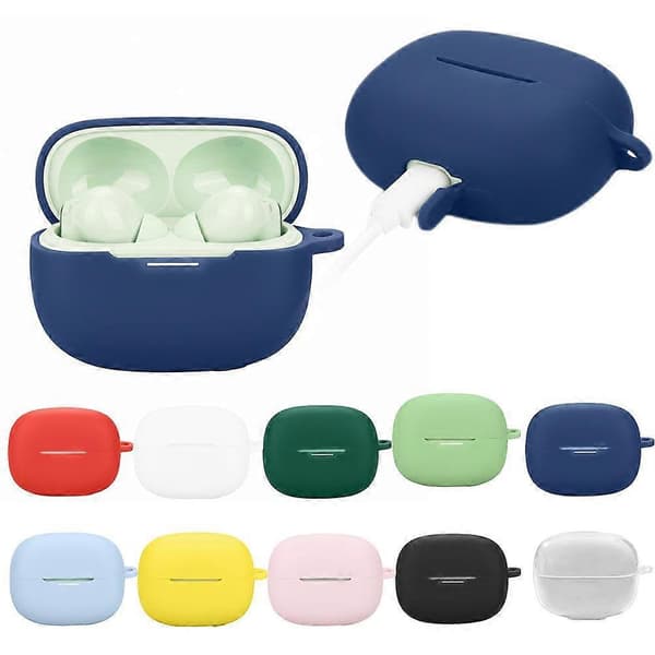 For Redmi Buds 8 Pro Silicone Protective Case for Headphones Shockproof Shell Grön