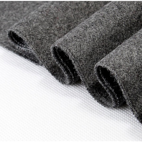 Herre Ensfarget Skjerf Varmt Vintertykt Skjerf Dark gray