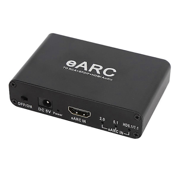 EARC ARC Audio Konverter, for TV til Soundbar Høyttalerforsterker