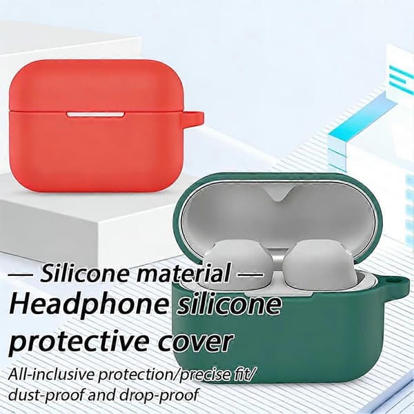 For Sony WF 1000XM6 Silicone Protective Case with Carabiner Gul