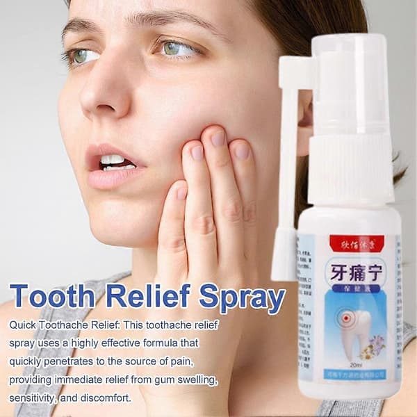 Tandlindringsspray Smärtlindring Munvård Effektiv Tandbehandling 20ml