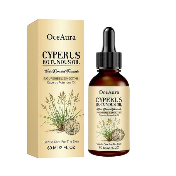 Cyperus Rotundus -öljy, hellävarainen ihoa ravitseva hoitoöljy (60ml) 3PCS