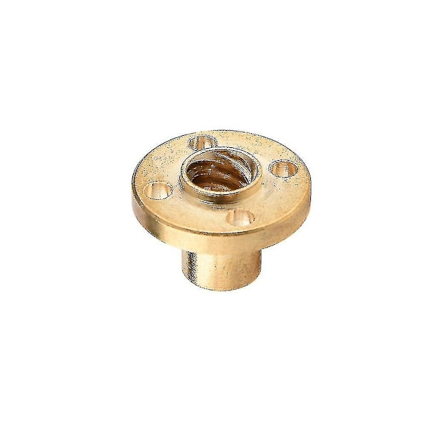 T8 8mm Trapezformet Rustfrit Stål Gevindstang Spindelskruer &amp; Messingmøtrik Til 3D Printer 150mm