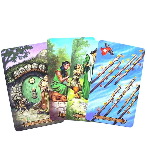 Moderne tarot-tarotkortdæk brætspil engelsk til familiegavefest spille kortspil underholdning Tarot cards deck