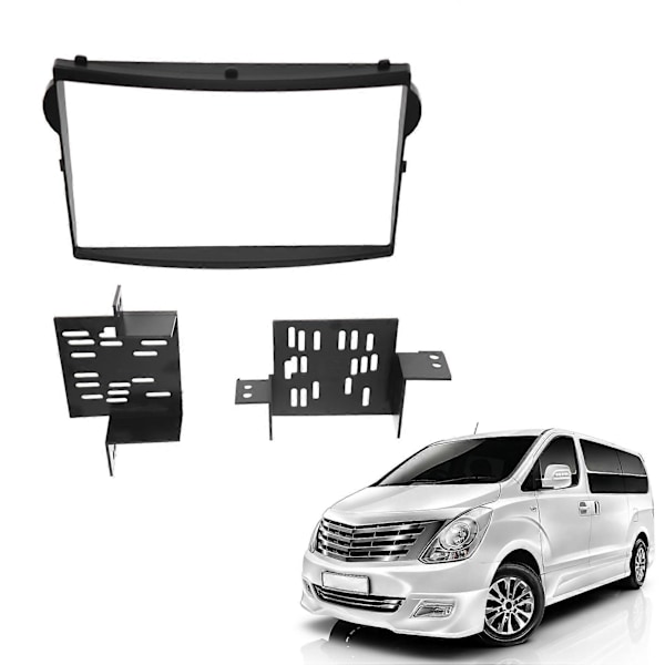 2Din Bilradio Fascia för Starex/H1 DVD Stereo Ram Plattadapter Monterings Dash Installationsram
