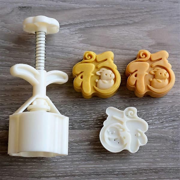 Månekakeformsett for kakekjeks dessertkutter kakebakstdekorasjoner