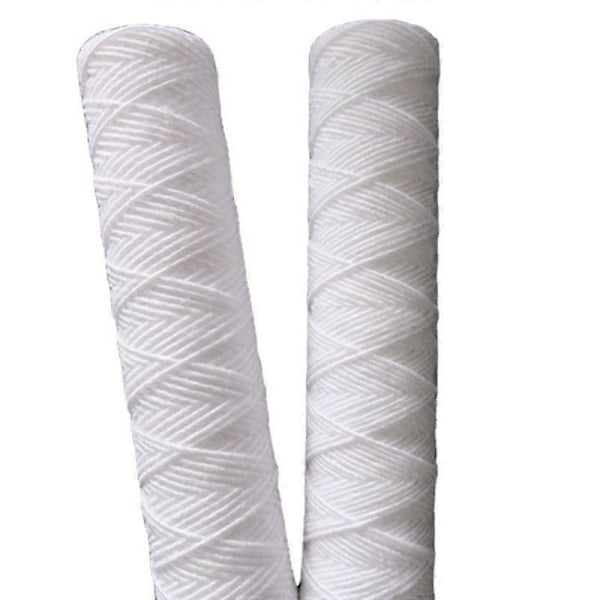 Set med 5 lindade vattenfilterpatroner anti-sediment 9 3/4 tum - 5 mikron kompatibla med 10-tumsfilter tillverkade i Frankrike-kryc