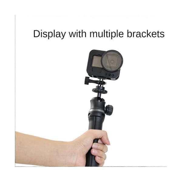 Til Tilbehør Konverteringsbase Bærbar Action Kamera Adapter, Sort