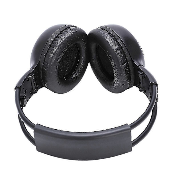 2 x Tupla Infrapuna Stereo Langattomat Kuulokkeet IR Auto DVD Soitin Niskatuki Musta JP