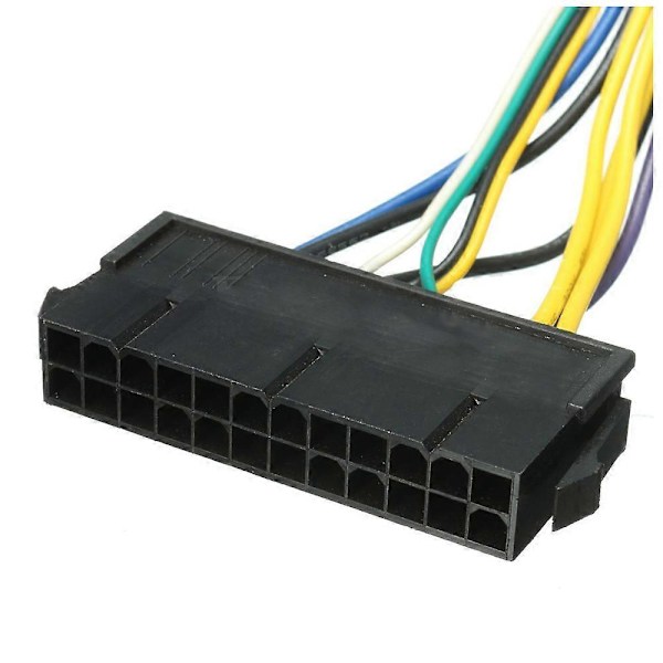 ATX PSU Strömkabel 24P till 6P för Z220 Z230 SFF Moderkort server Arbetsstation Svart