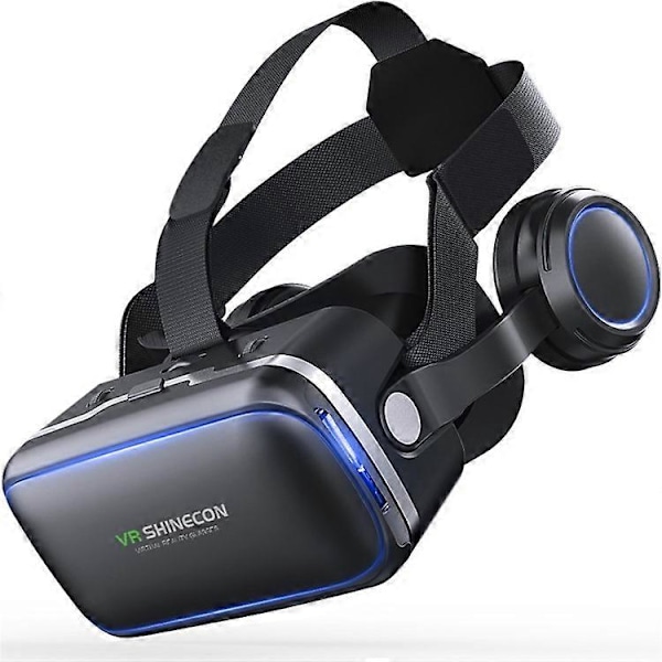 SHINECON 6 Generation G04E 3D VR Glasögon Virtual Reality Headset med Hörlurar för 4.0